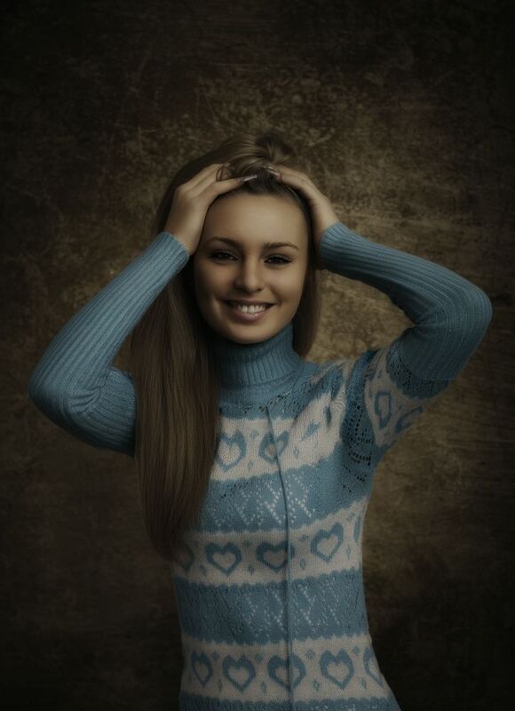 Студийный портрет фото превью