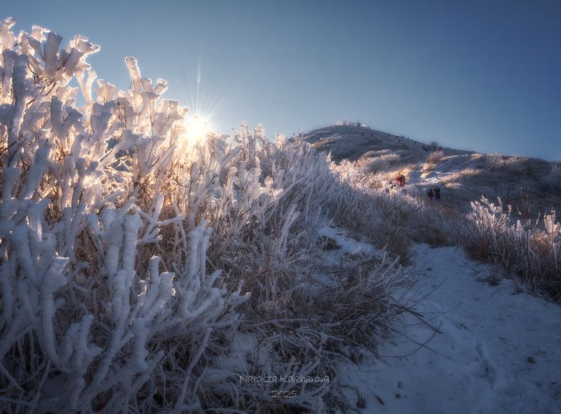 бештау, снег, иней С Наступающим Новым годом! фото превью