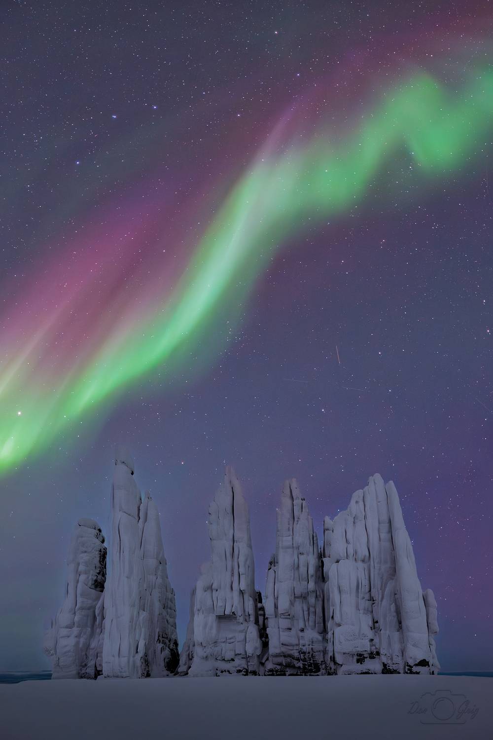 якутия, улахан-сис, аврора, полярное сияние, гранитные города, Григорашев Денис