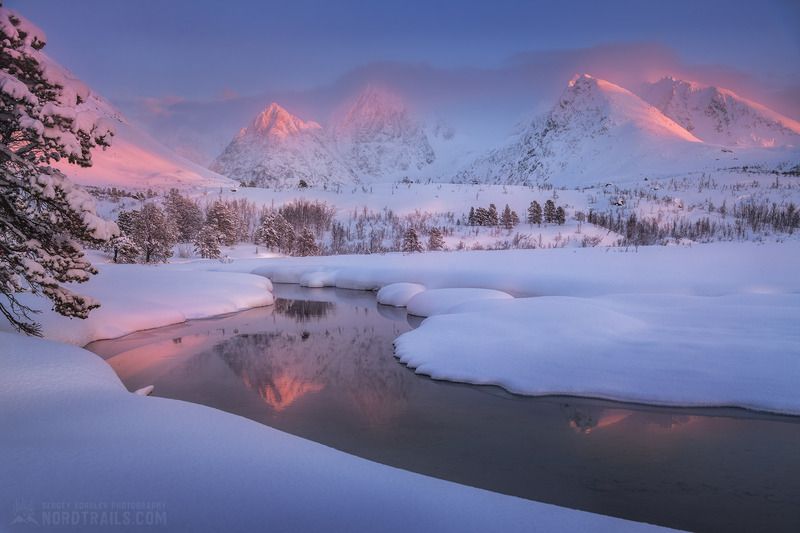 Зимний пейзаж фото превью