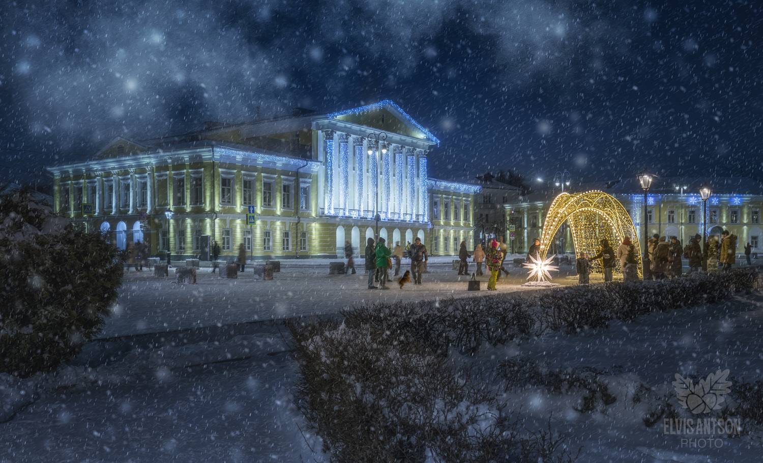 город, архитектура, зима, кострома, Elvis Antson