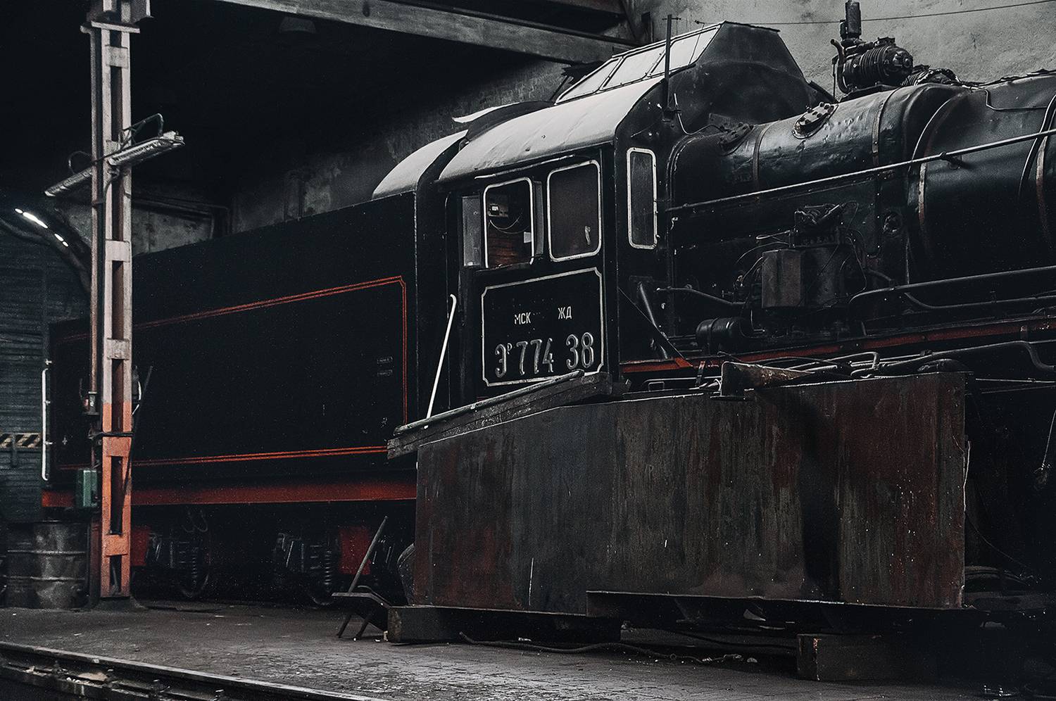 паровоз, эр 774-38, депо, тишина, Соломатин Борис