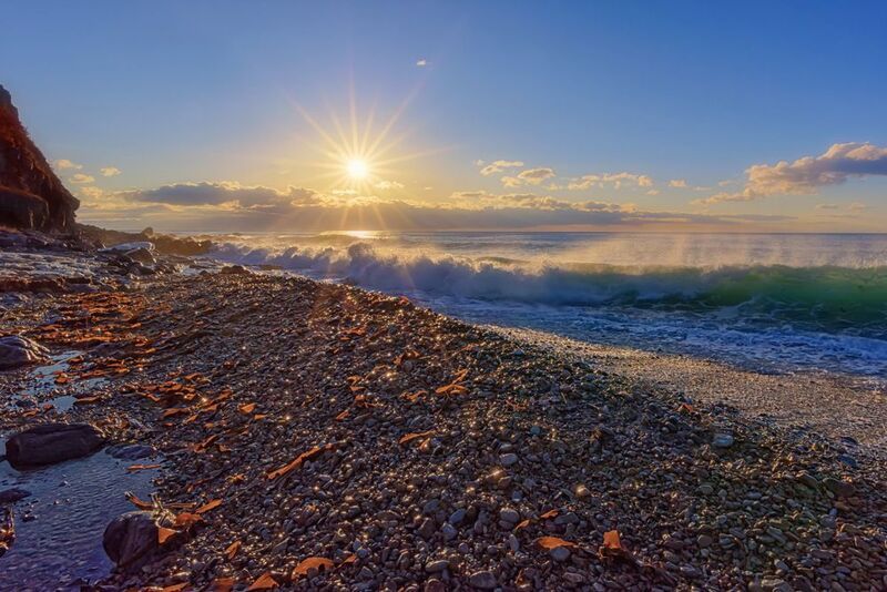 море, восход, клоково Солнце взошло... фото превью