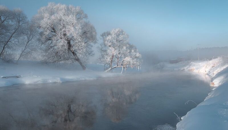 Зимняя река... фото превью
