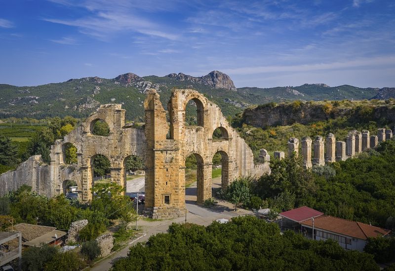акведук, аспендос, турция Акведук Аспендос фото превью