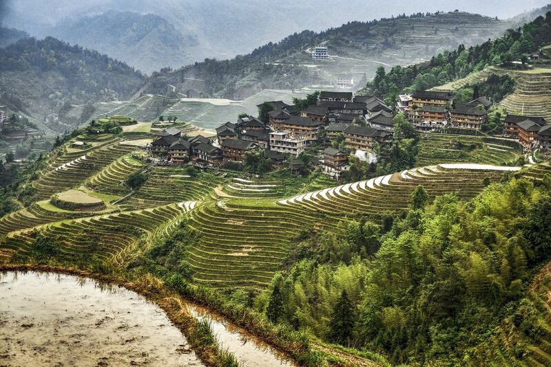 Рисовые террасы Лунцзи фото превью