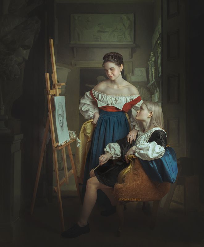 Напиши мой портрет, художник фото превью