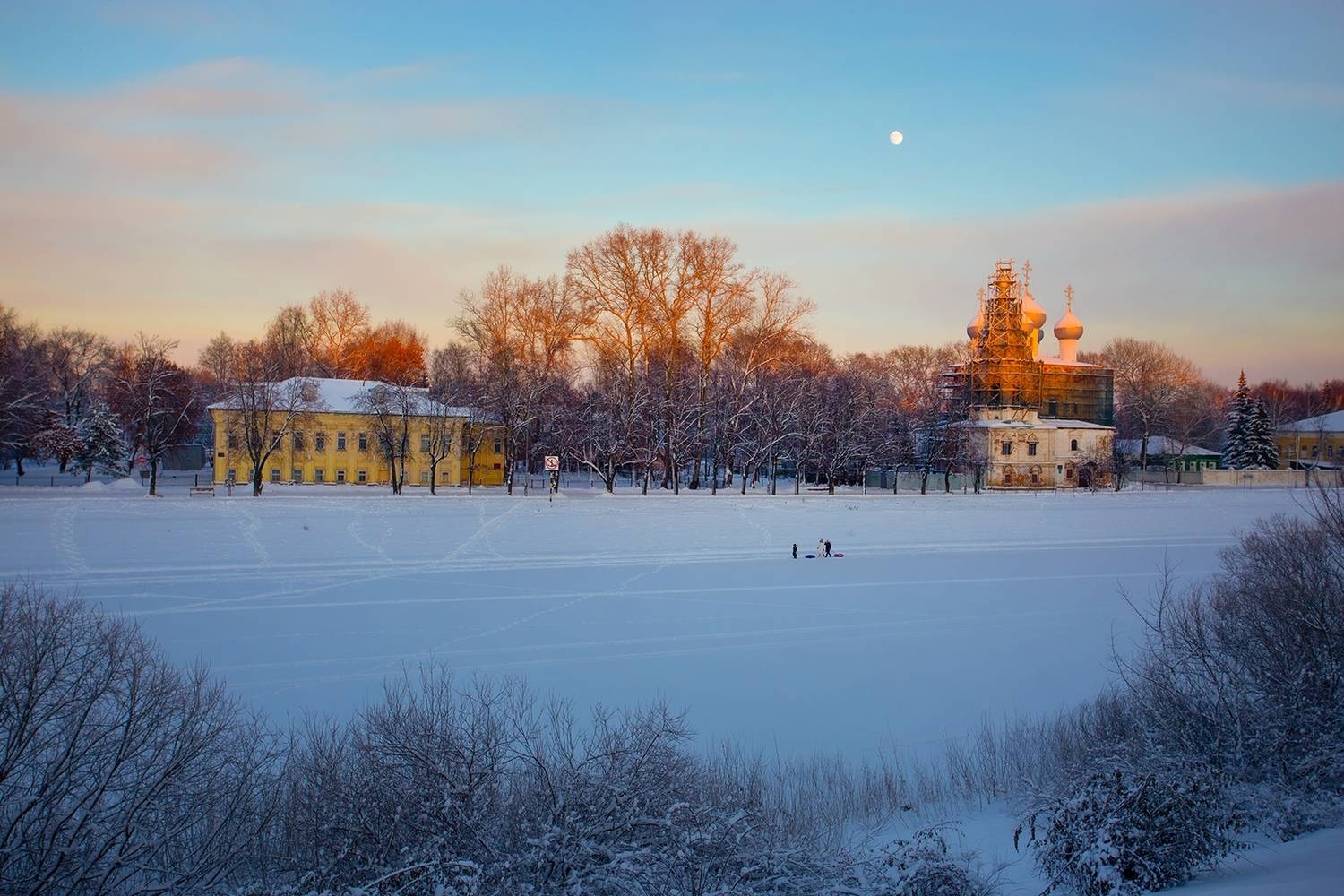 вологда, зима, река, храм, церковь, Колтакова Наталия