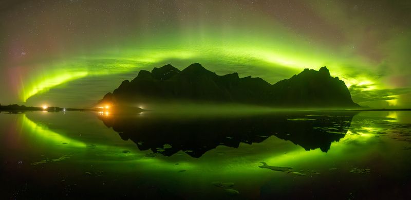 Islandia, auroras boreales y naturaleza salvaje фото превью