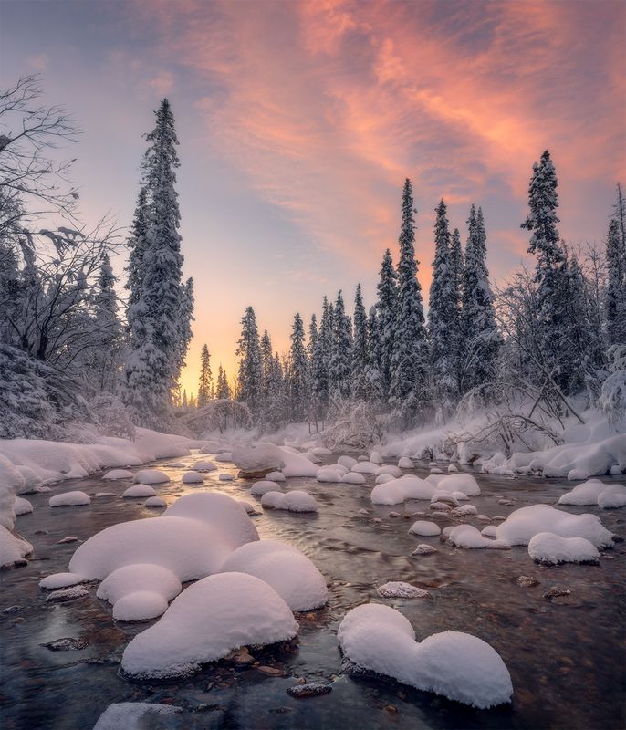 Утро на реке фото превью