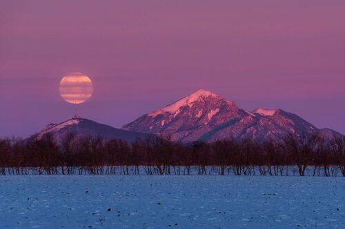 Январская Луна над Машуком