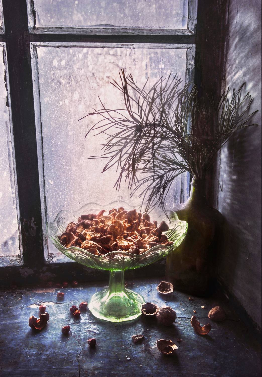 натюрморт, сухофрукты, зима, свет, окно, still life, winter, Буглак Инна