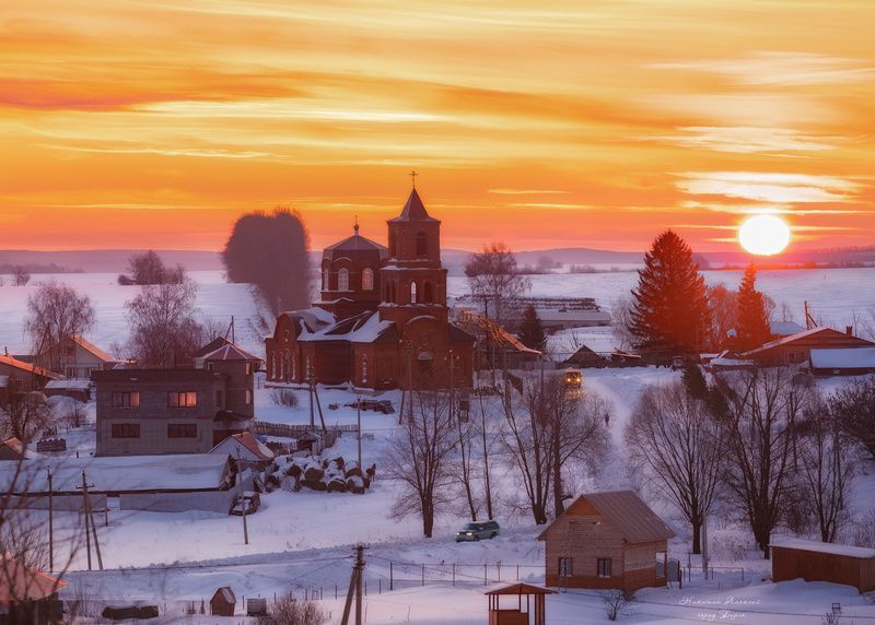 Утро в Рождество. фото превью