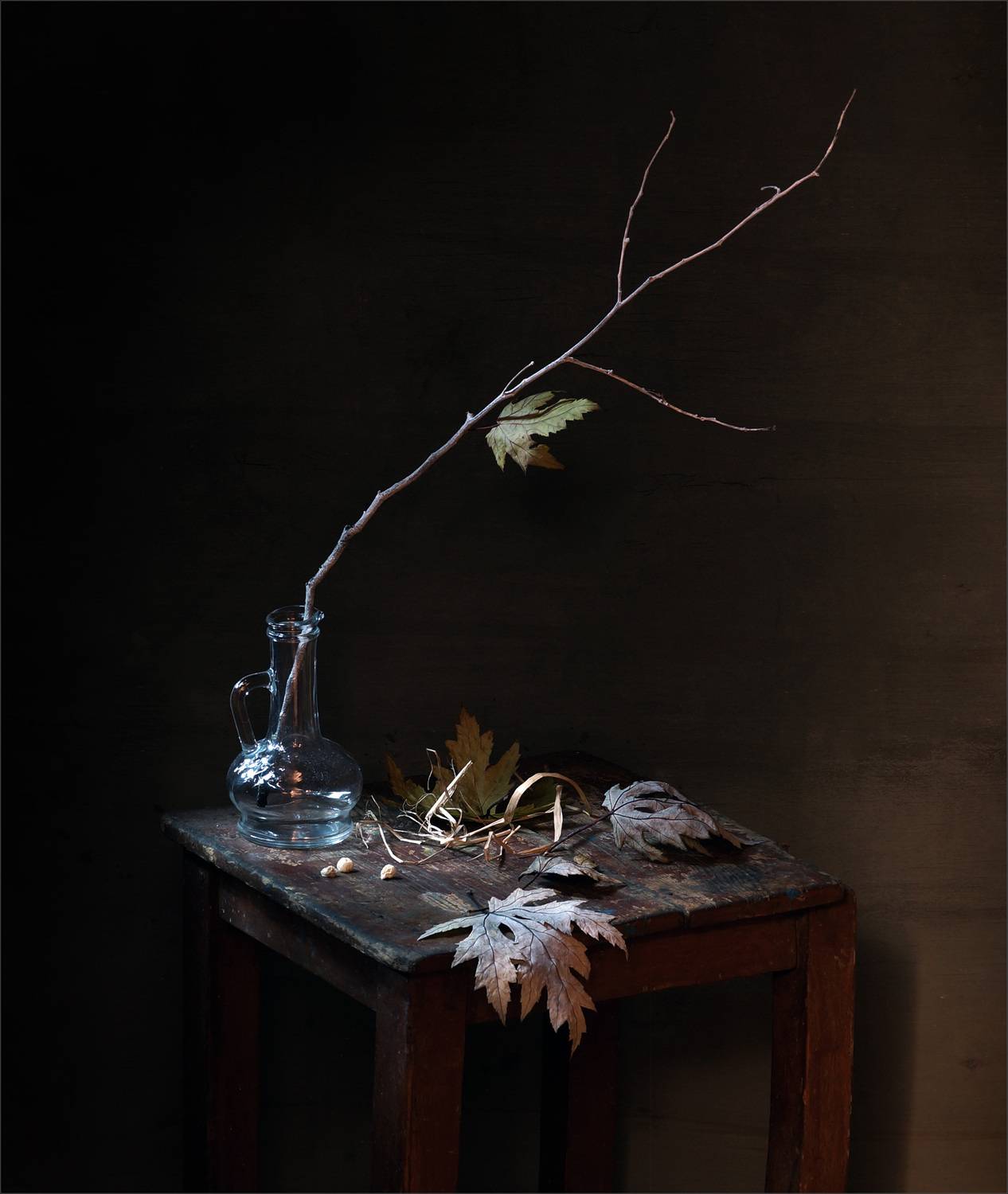 натюрморт листья клёна, Чумаков Александр