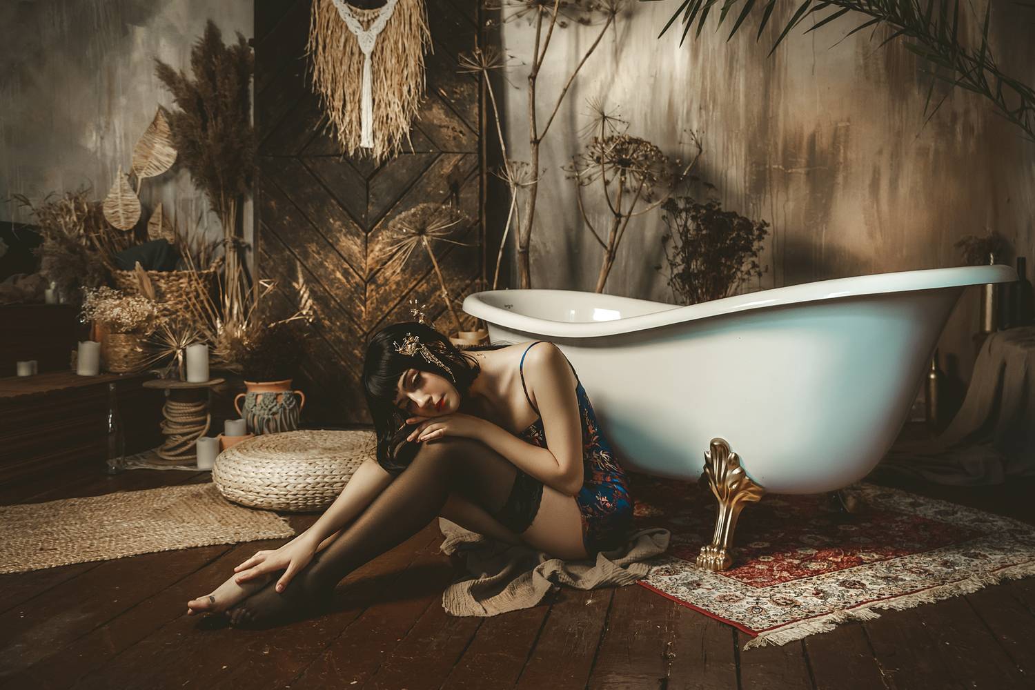 woman, portrait, fashion, beauty, indoors, glamour, Болгов Руслан