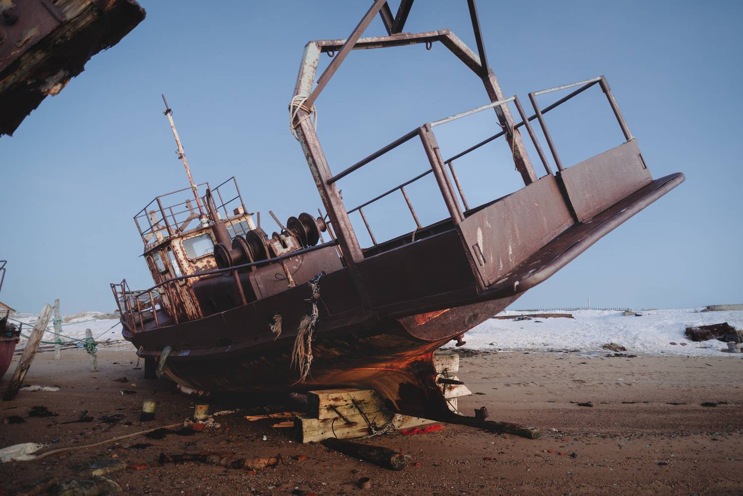 boat, ship, arctic, northern, kola, peninsula, teriberka, murmansk, polar, winter, barents, sea,, Бугримов Егор