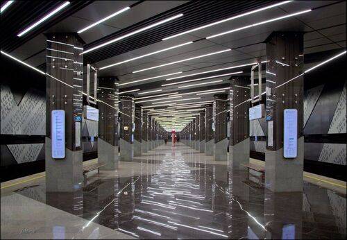 станция метро Тютчевская. Москва