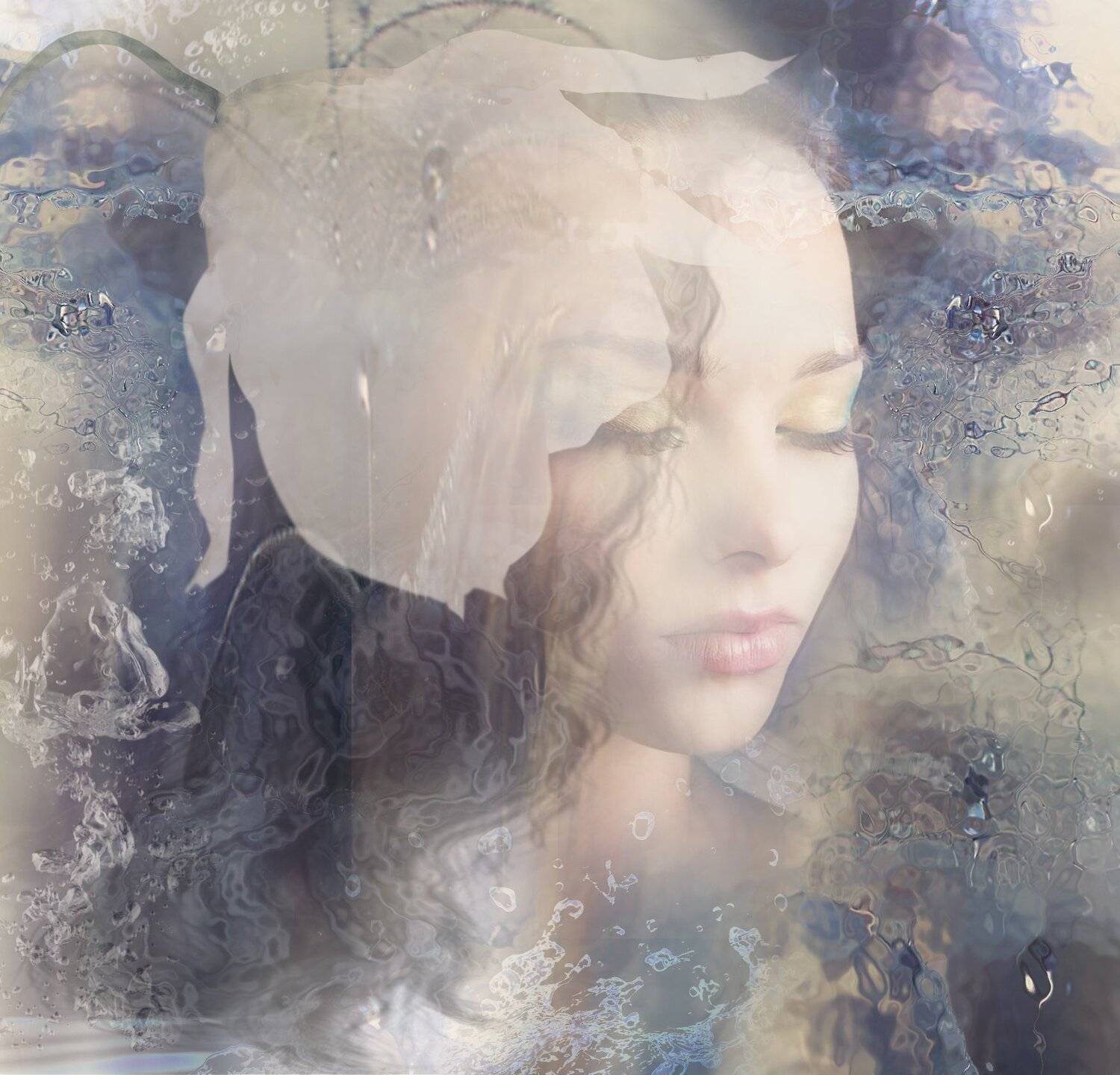 белый цветок, девушка, Nataliorion