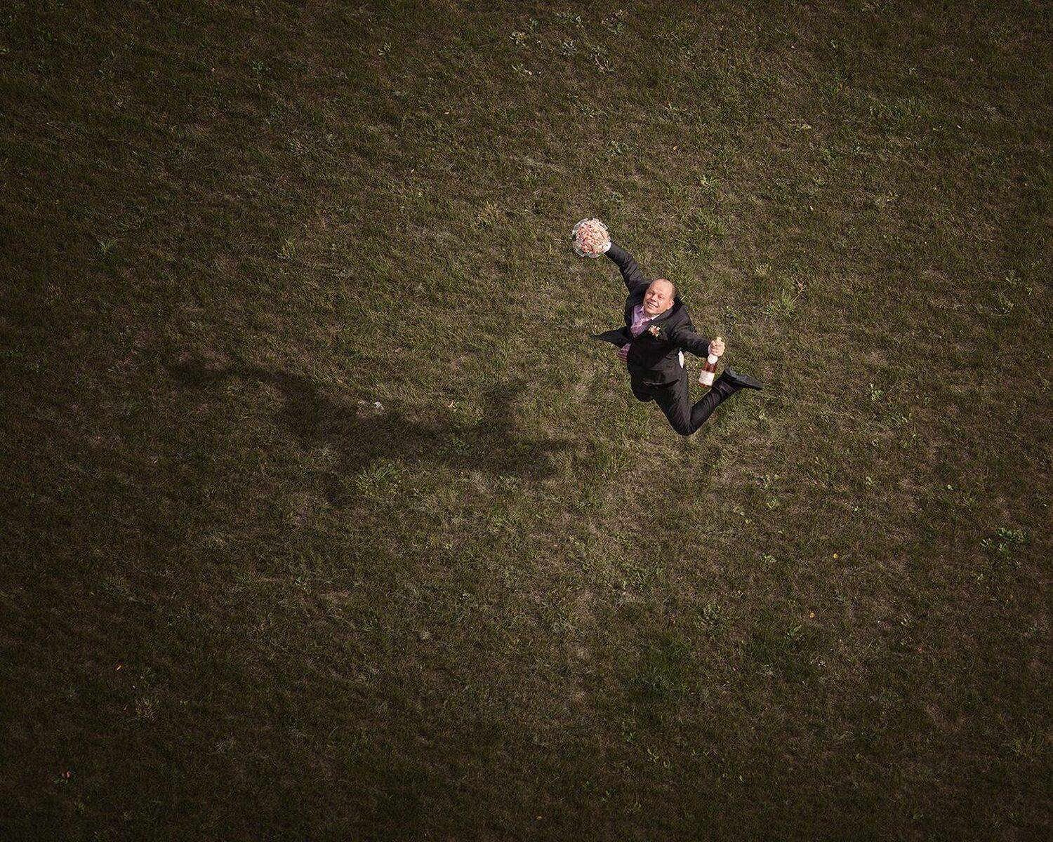 жених, лето, трава, Рычков Дмитрий