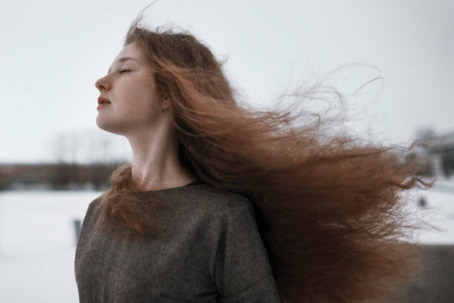 девушка, волосы, рыжая, веснушки, портрет, sony alpha, portrait, girl, ginger, Daria Slonova