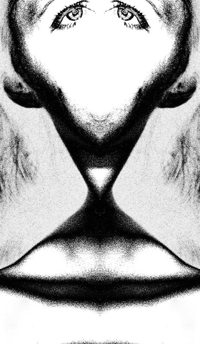 химеры, абстракция, девушка, Сергей Козинцев