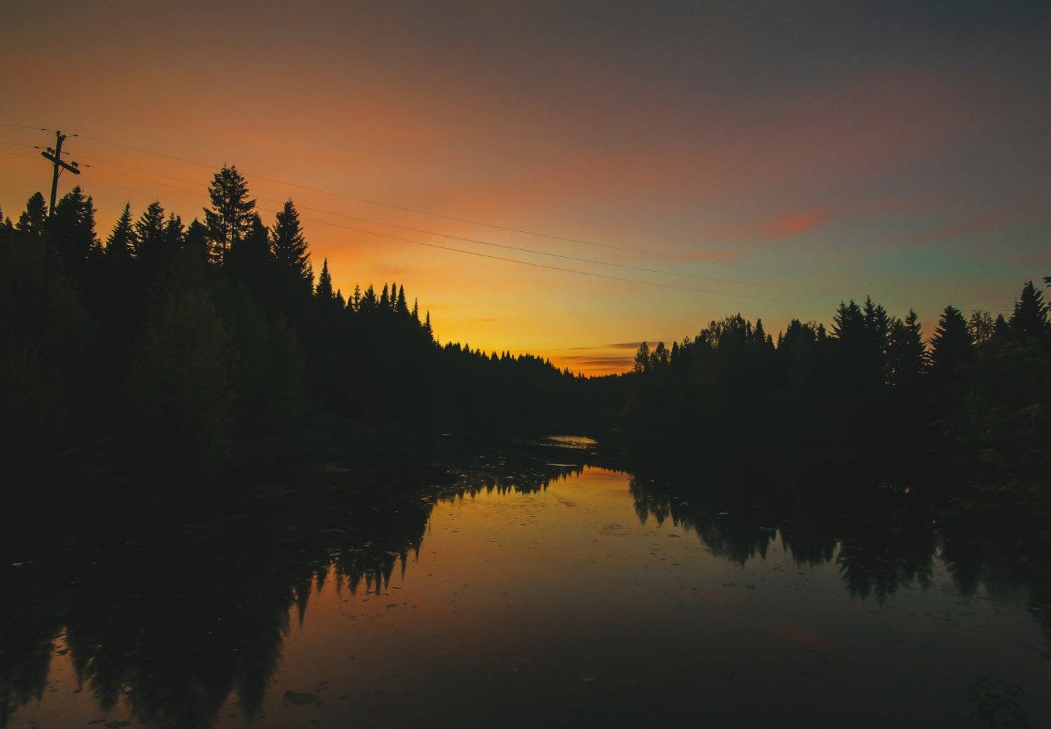 закат,пруд,омутнинск, Карепанов Евгений