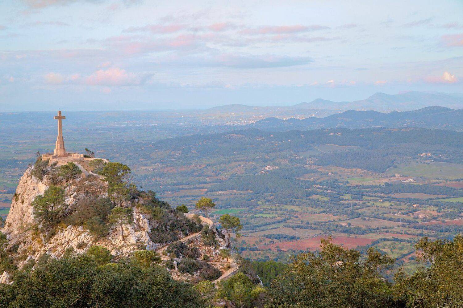 гора, крест, майорка, santuari de sant salvador, felanitx, Виктор Климкин