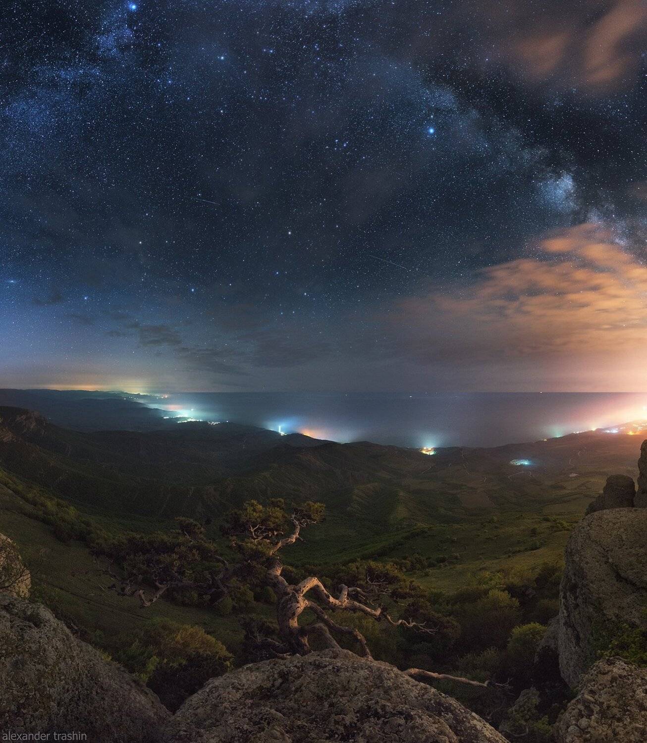 астрофотография, демерджи, крым, крымские горы, млечный путь, южная демерджи, Александр Трашин