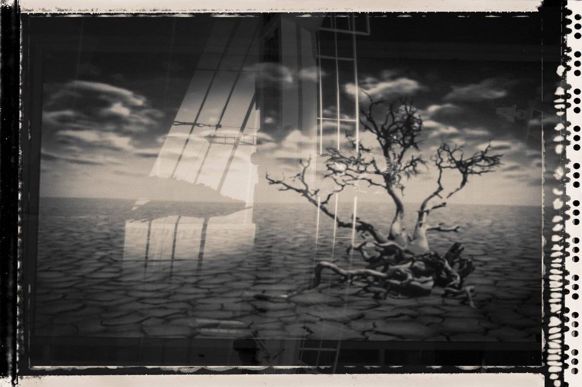 размышления, абстракция, мультиэкспозиция, valeko