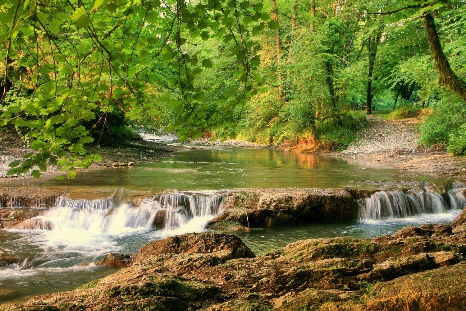 лето река перекат, Евгений Никишин
