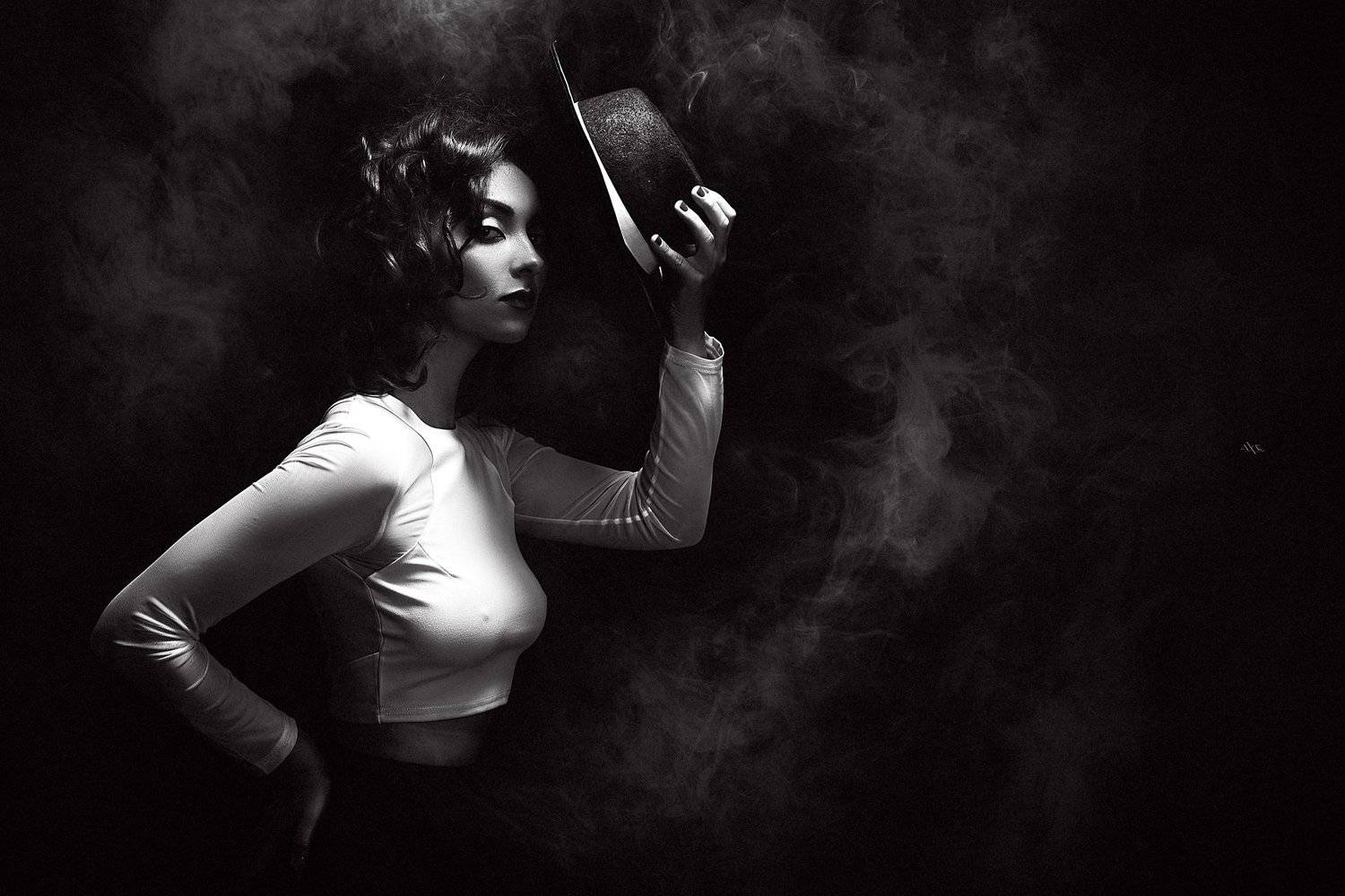 Beauty, Hat, Light, Srudio, Woman, Руслан Болгов (Axe)