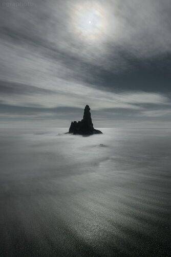 Сахалин - мыс Птичий в полночь