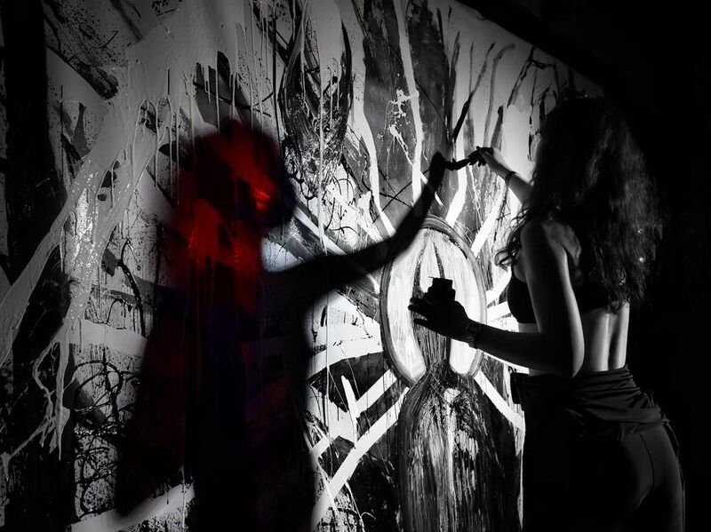 холст, жизнь, миры, дыхание, тень Встреча без приглашения фото превью