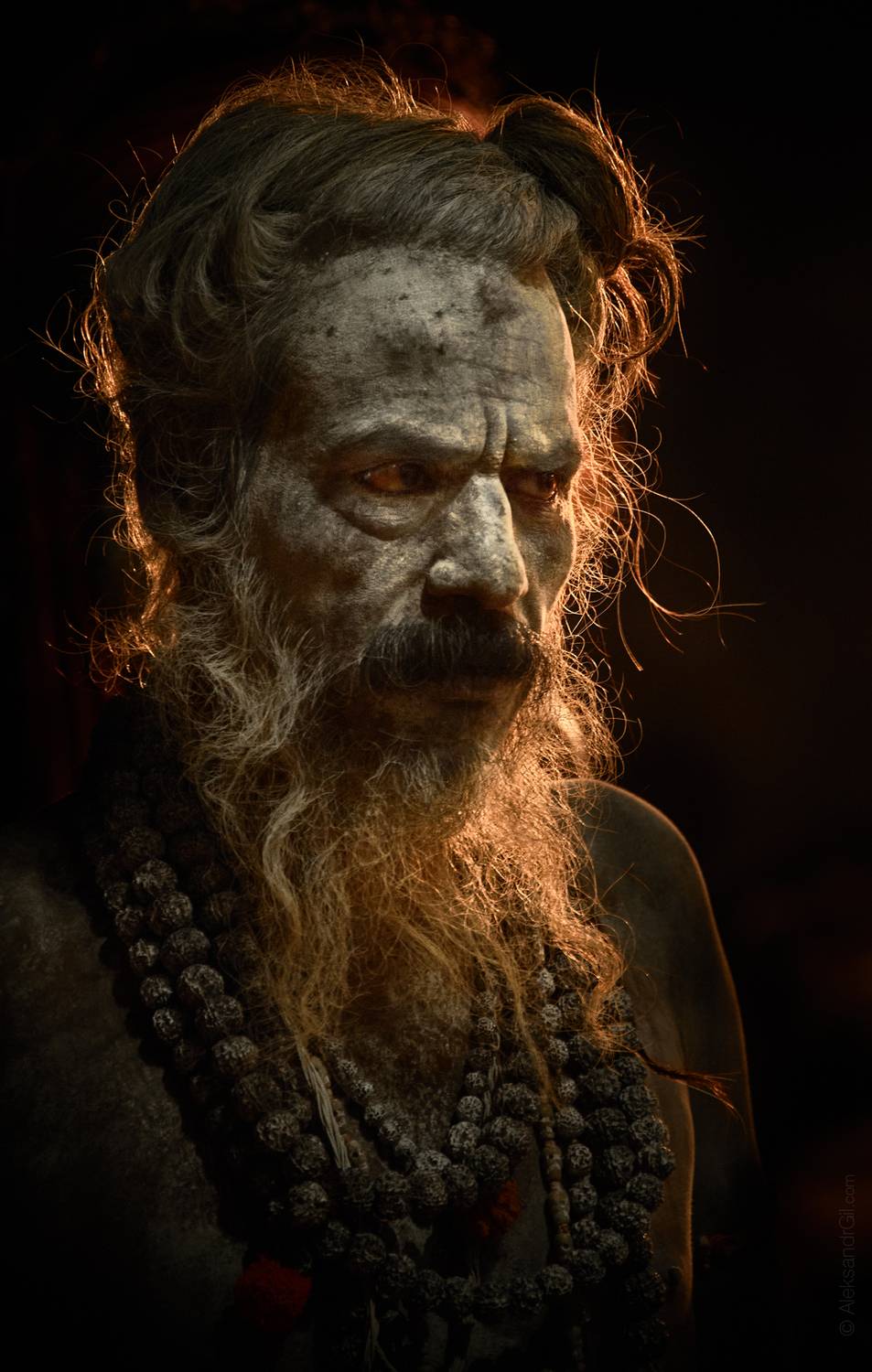 садху, варанаси, портрет, индия, Гиль Александр