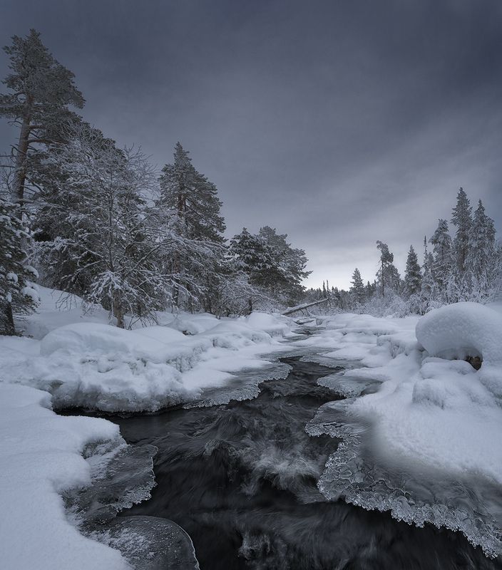 Кольский монохром фото превью