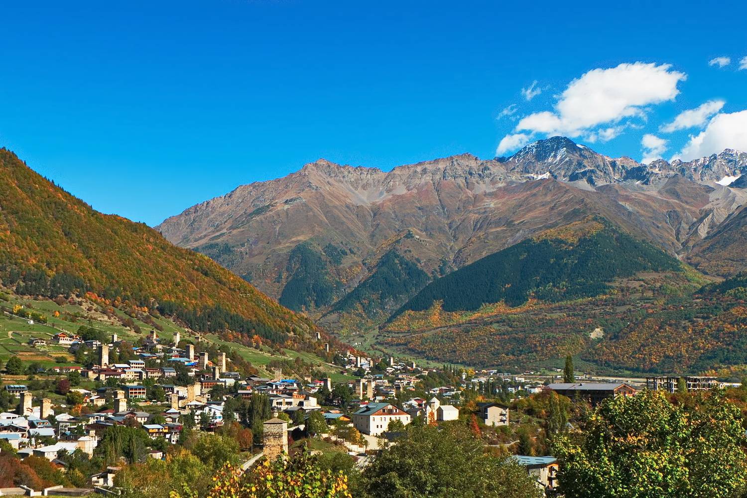 осень, горы, сванетия, грузия, Виктор Гурков