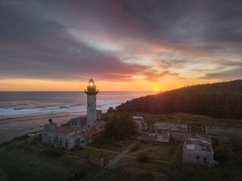 сахалин, дальний восток, россия, sakhalin, russia, far east, мыс свободный, маяк тонин Сахалин - маяк Тонин фото превью
