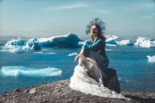 She rules where glaciers remember everything