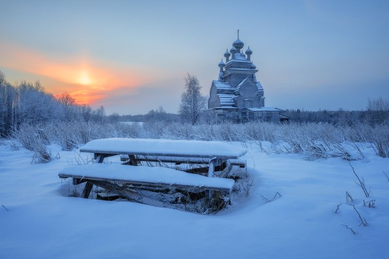 Холодное утро Жеребцовой горы... фото превью