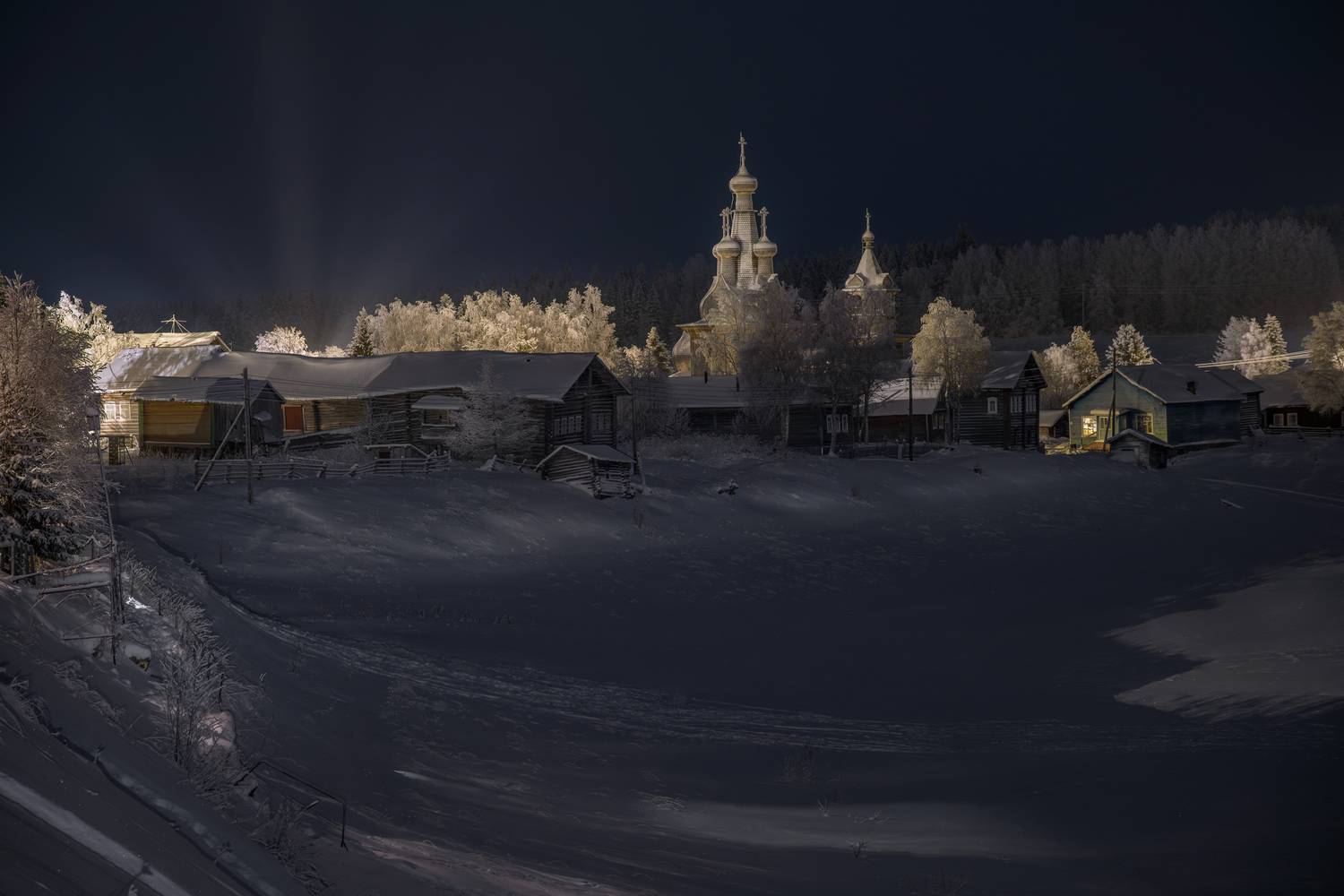 кимжа, архангельская область, вечер, Олег Зверев