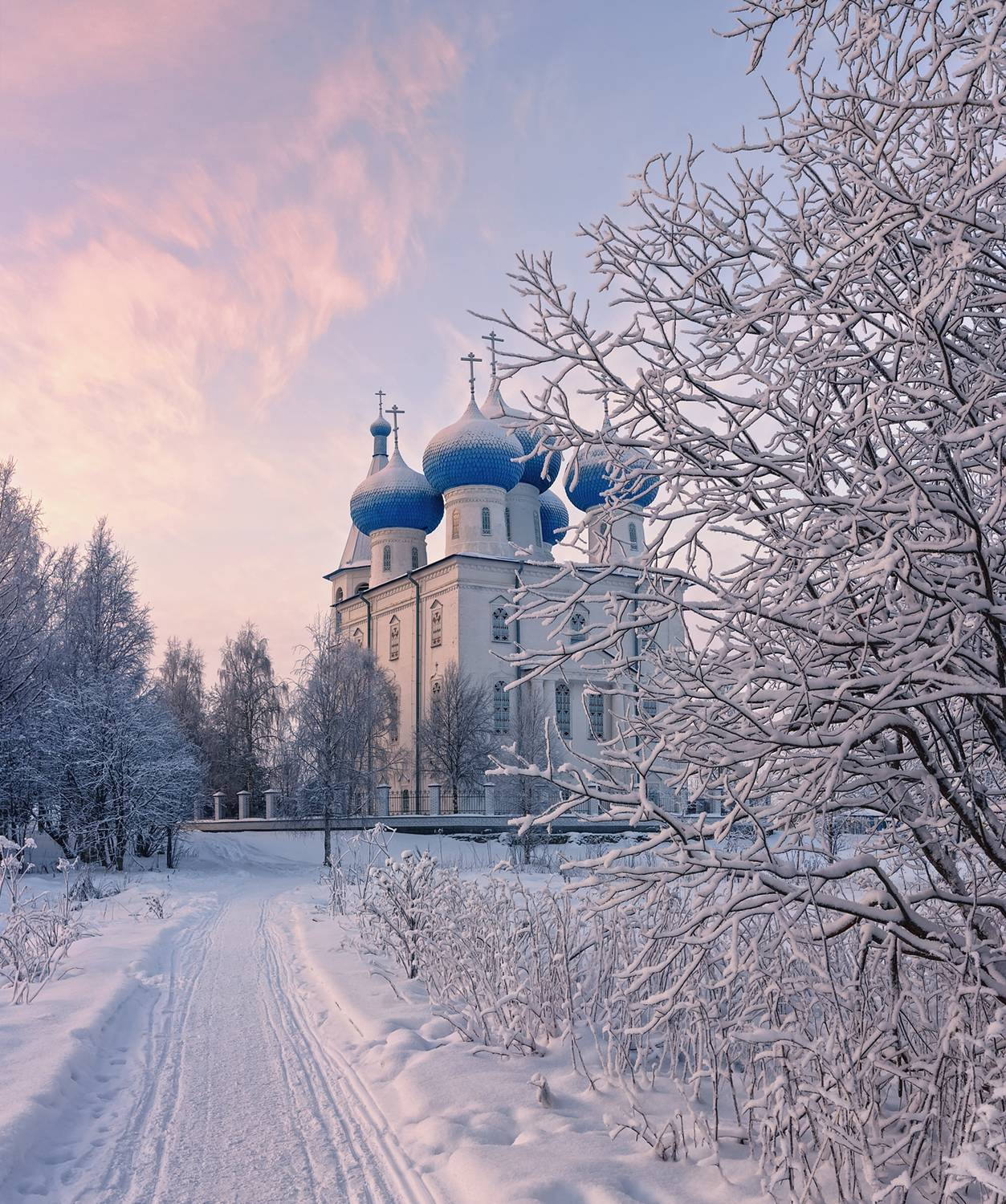 панорама, зима, снег, сугробы, дорога, храм, сретенский храм, рикасово, заостровье, архангельская область, Вера Ра