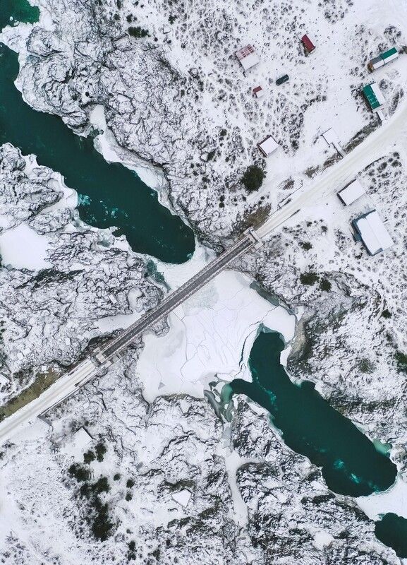 Бирюза у Ороктойского моста… Turquoise at the Oroctoy Bridge... фото превью
