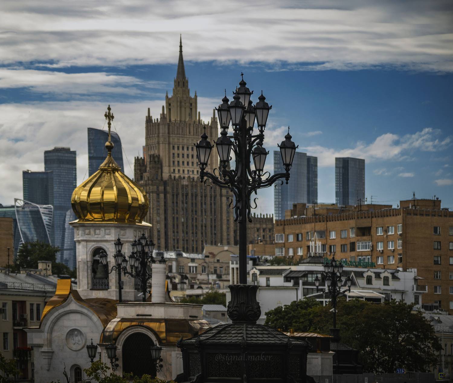 москва, патриарший мост, храм, храмы москвы, москва сити, мид, высотки москвы, Игорь Юркин