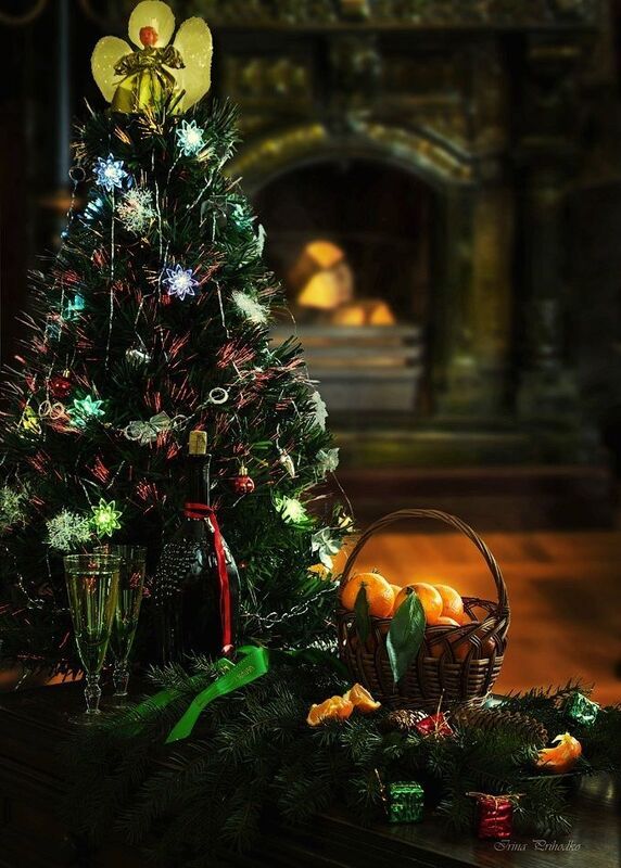 натюрморт, Старый Новый год, праздник, зима С первого по тринадцатое старых ищу друзей... фото превью