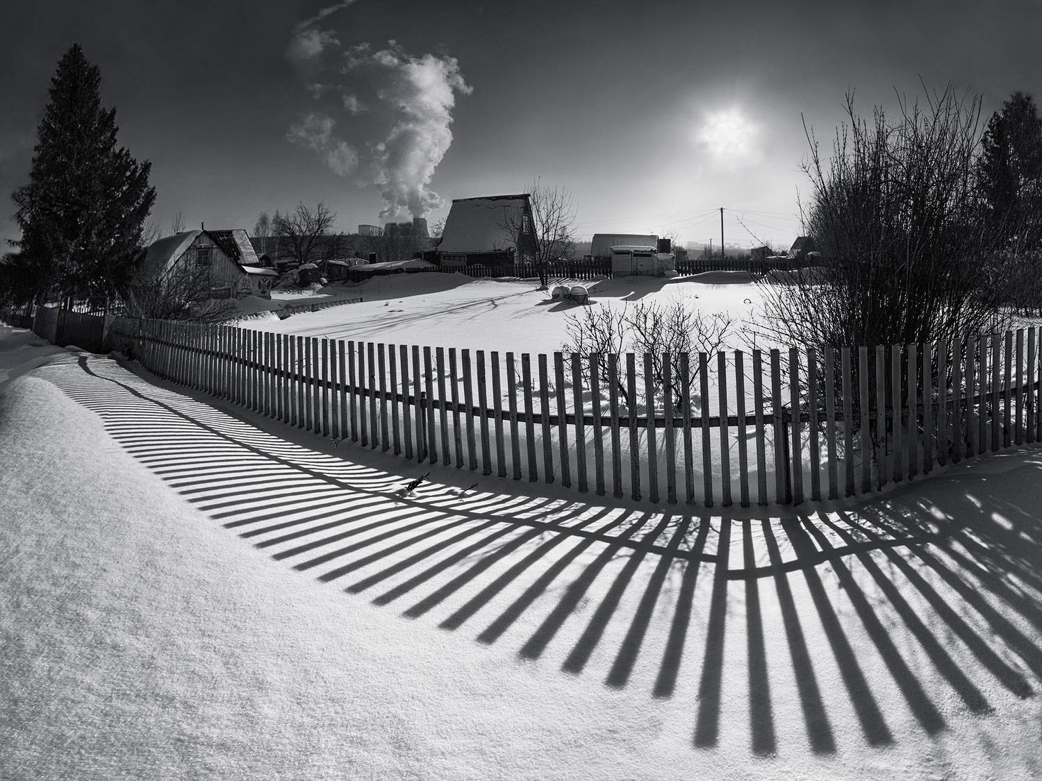 сибирь, зима, снег, свет, тени, Чичкин Валерий