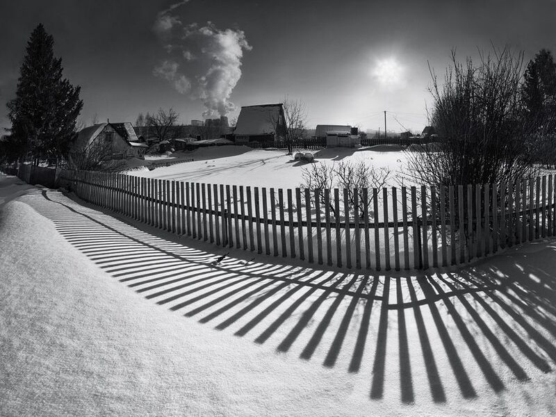 сибирь, зима, снег, свет, тени Светлый день фото превью