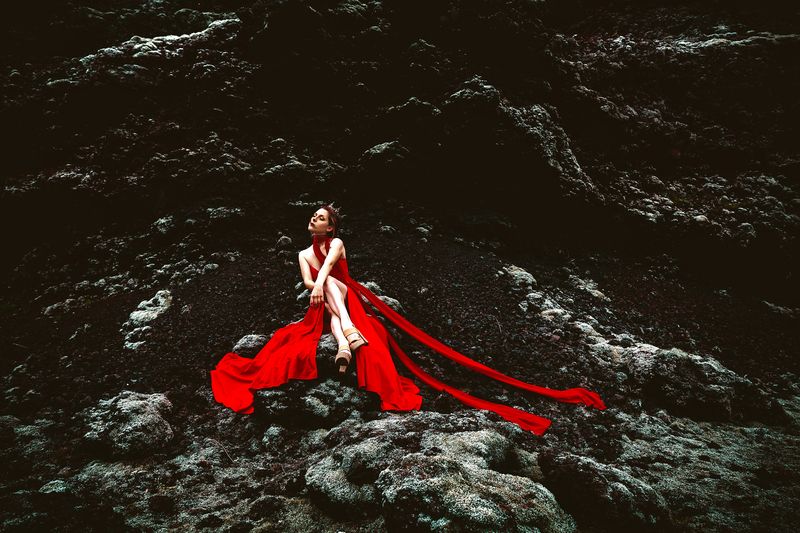 woman, portrait, fashion, beauty, outdoors I was not forged in fire, I am the fire that escaped фото превью