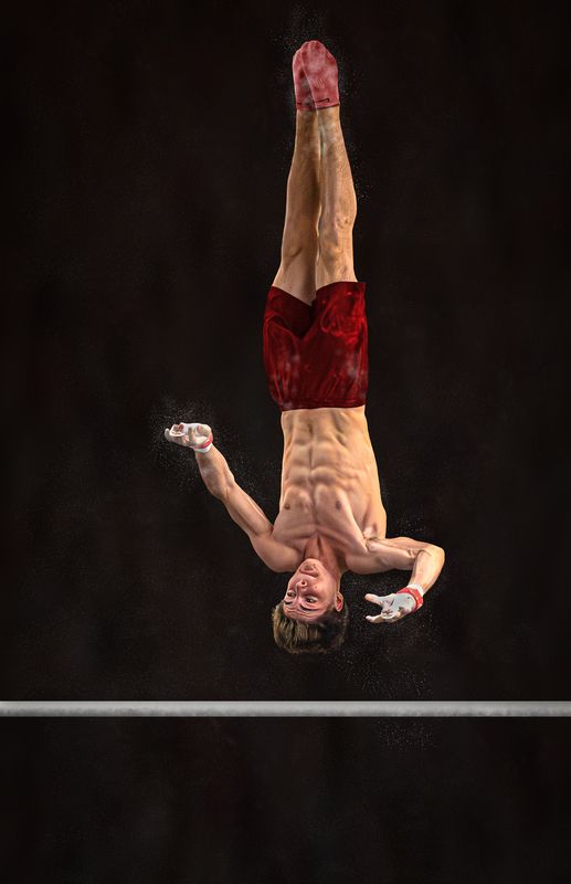 #gymnastics #sports #sports_photography High Bar Inversion фото превью
