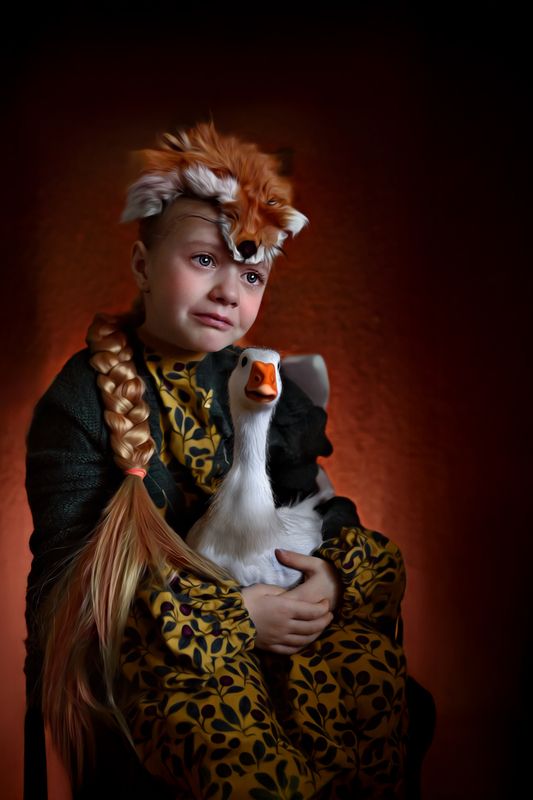 Лиса и гусь фото превью