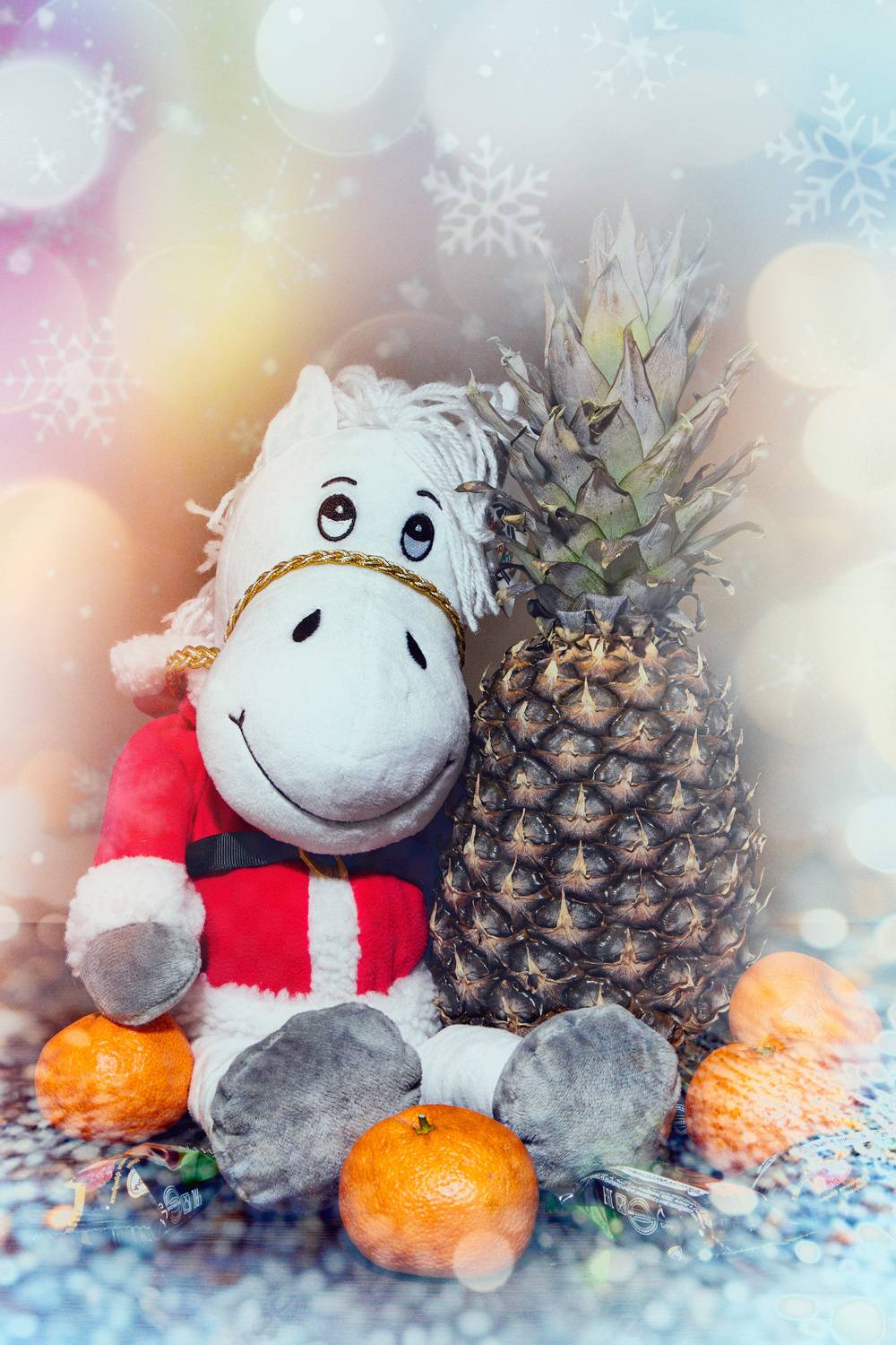 лошадь, ананас, новый год, Валерий Вождаев